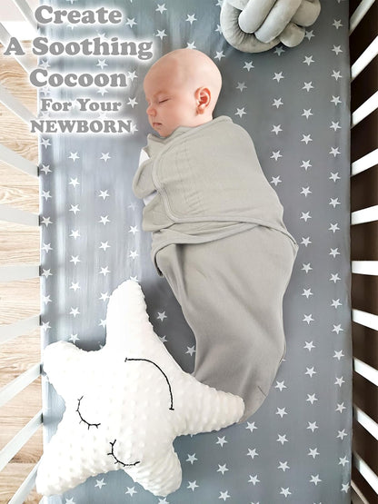 Bublo Baby Swaddles for Newborns – 3-Pack Infant Swaddles 0-3 Months – Adjustable Swaddle Sleep