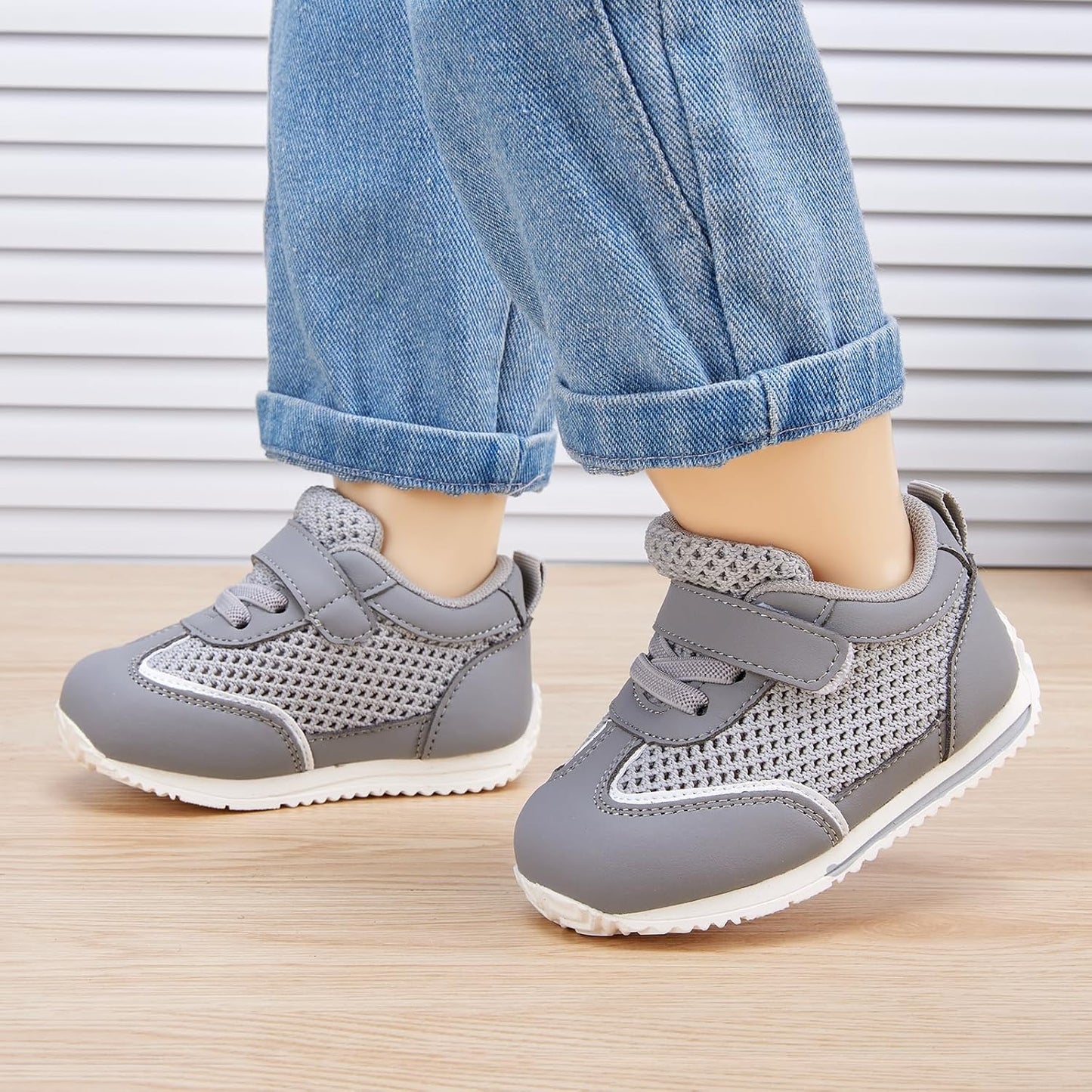BMCiTYBM Baby Boy Girl Shoes Breathable Mesh Walking Shoes Lightweight Non-Slip Sneakers Infant First Walkers 6 9 12 18 24 Month