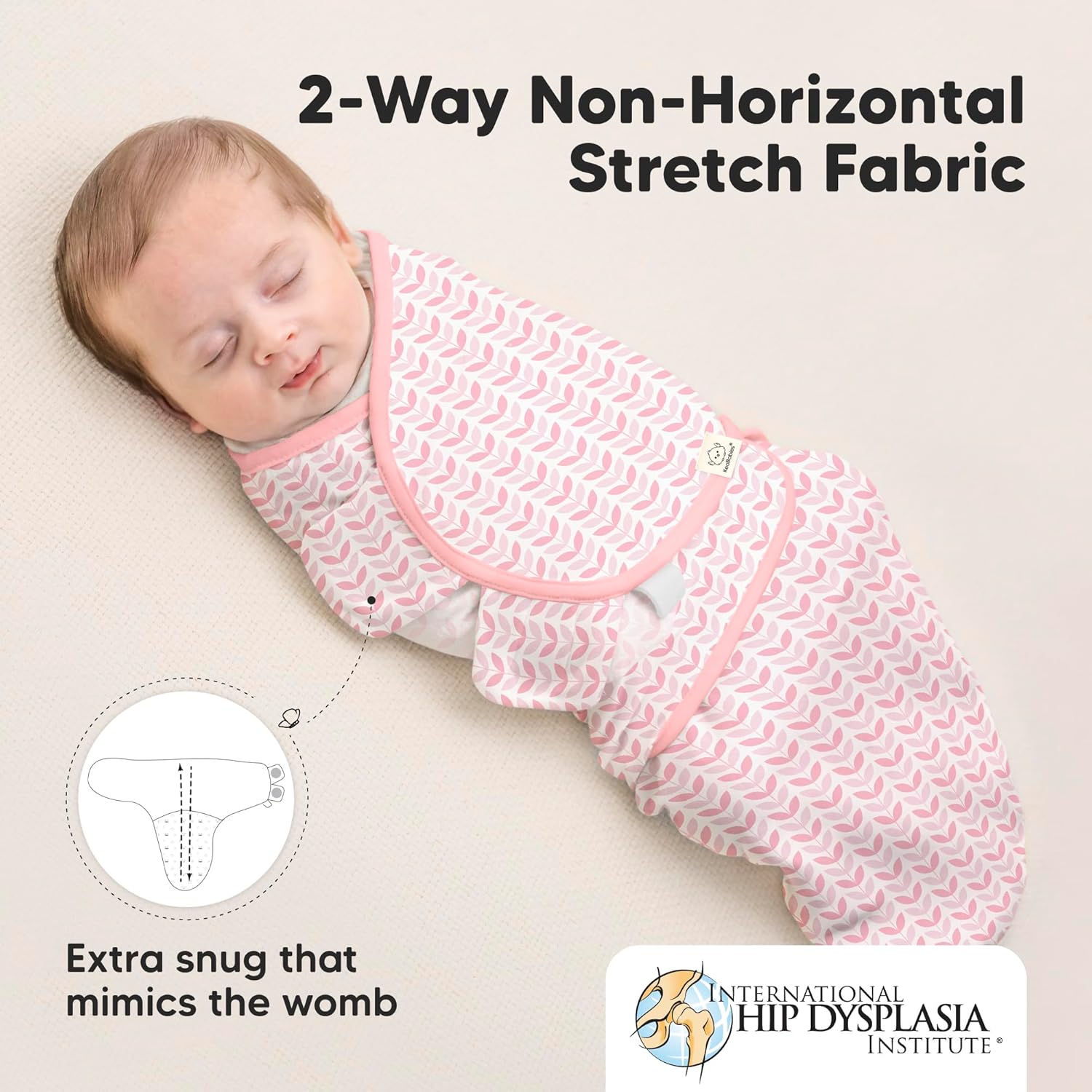 3-Pack Organic Baby Swaddle Sleep Sacks - Swaddles for Newborns, Infant 0-3 Months, Baby Girls