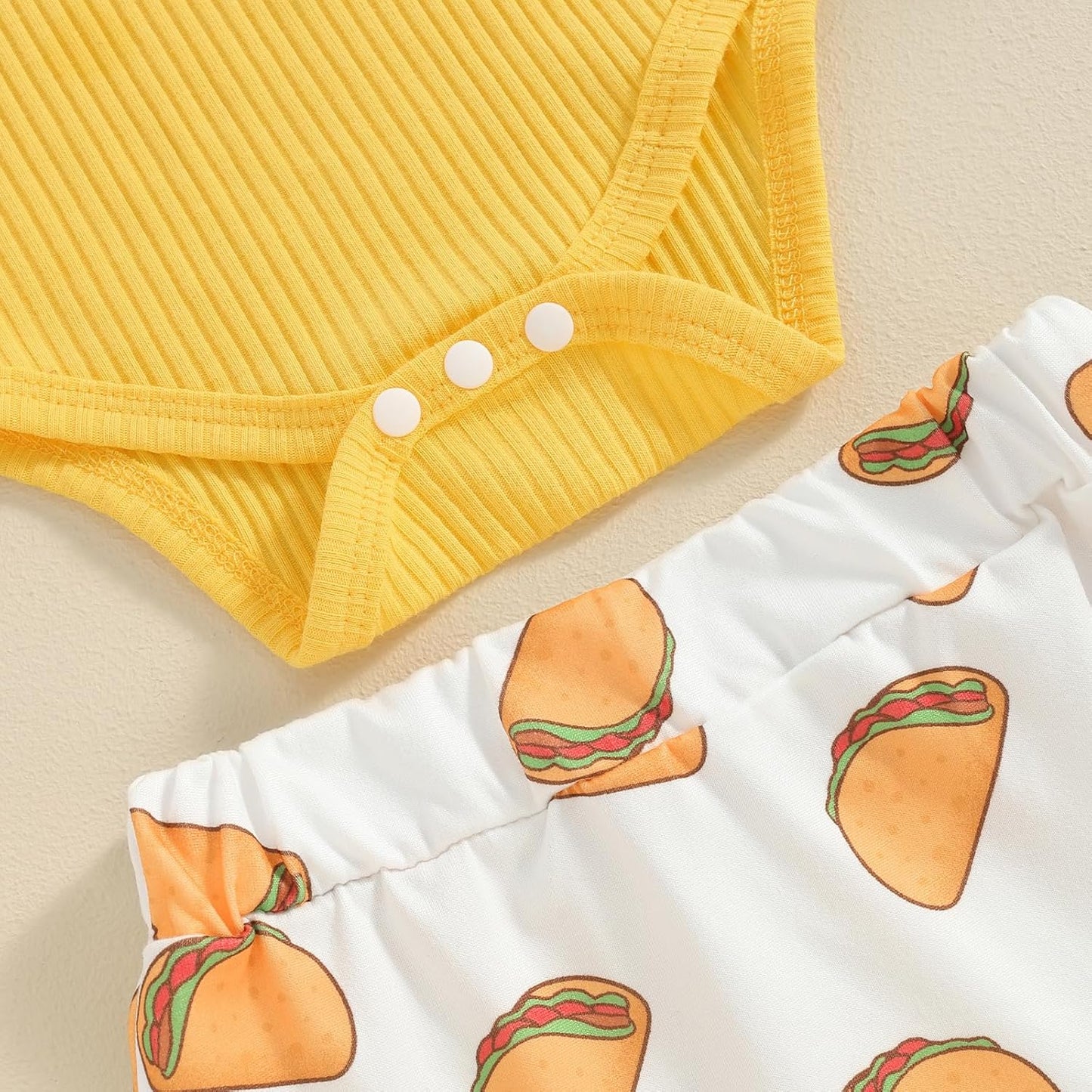 fhutpw Baby Girl Clothes Summer Cute Outfits 3 6 12 18 Months Spaghetti Strap Romper & Floarl Shorts Sets