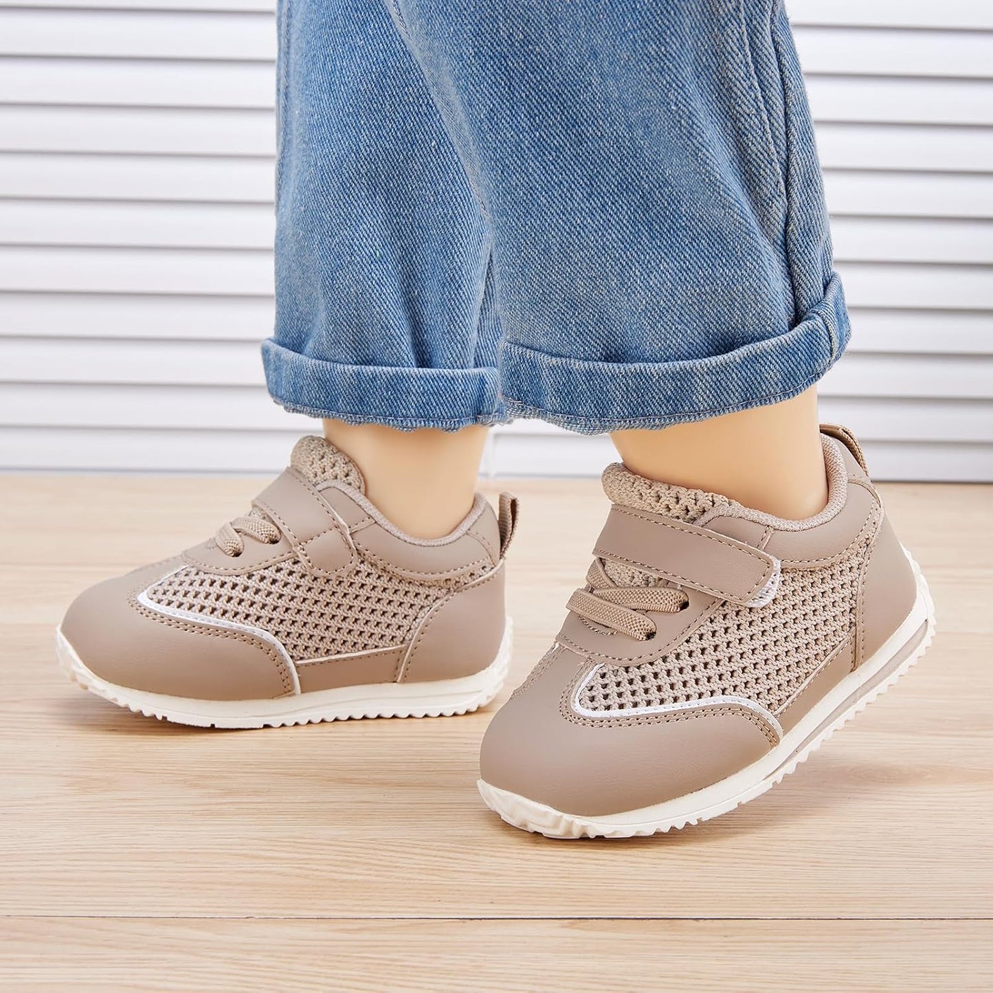 BMCiTYBM Baby Boy Girl Shoes Breathable Mesh Walking Shoes Lightweight Non-Slip Sneakers Infant First Walkers 6 9 12 18 24 Month