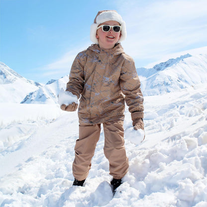 JAN & JUL Waterproof Fleece Lined Rain Jacket, Raincoat for Kids