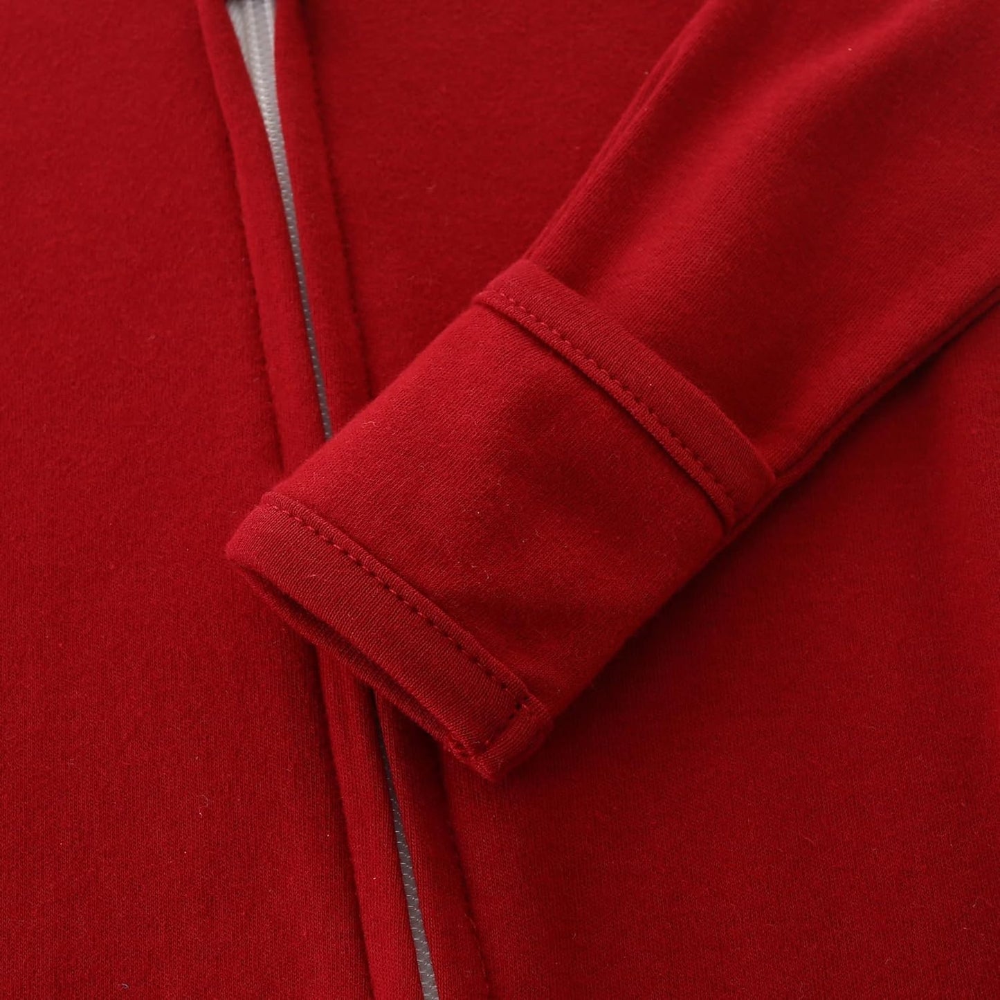 Baby Romper 100% Organic Cotton Pajamas One Piece Long Sleeve Zipper Footie Onesie for 0~12M Baby