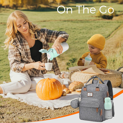 Portable Bottle Warmer for Travel, Dual Heating Modes for Breastmilk & Water, Portable Bottle Milk