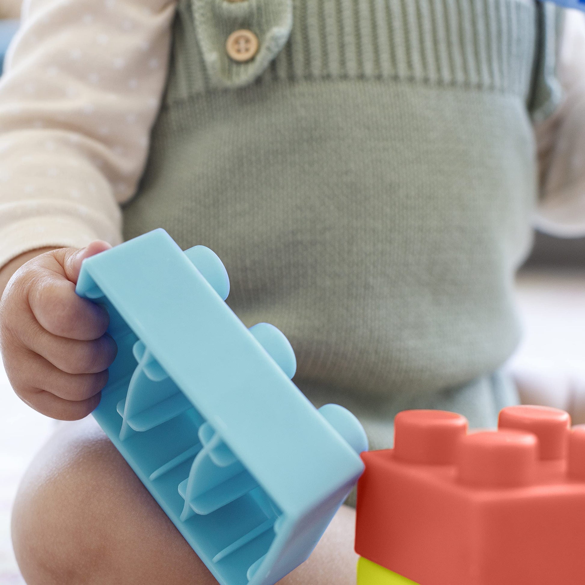Infantino Super Soft Building Blocks, BPA-Free, 12-Piece Set
