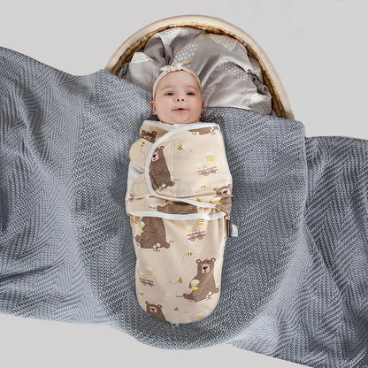 HOUSBAY Baby Swaddle Blanket Boy Girl Super Soft Material Newborn Adjustable Swaddles 2-Way Zipper