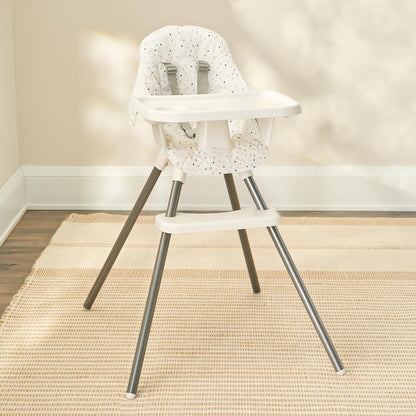 Regalo High Chair with Rainbow Seat Pad for Babies and Toddlers, Award Winning Brand, Removable