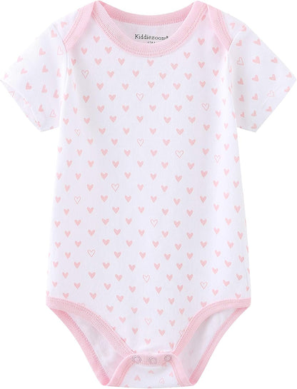 Baby Layette Set Baby Boys' 9-Piece Bodysuits Pants Set Toddler Girl Boy Unisex Baby Gift Sets