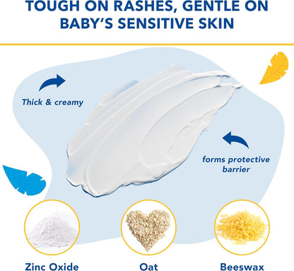 Triple Paste Diaper Rash Cream and Spatula Bundle - 8 oz Zinc Oxide Ointment and Spatula Treatment, Soothe and Prevent Rash with a Pediatrician-Recommended Hypoallergenic Formula