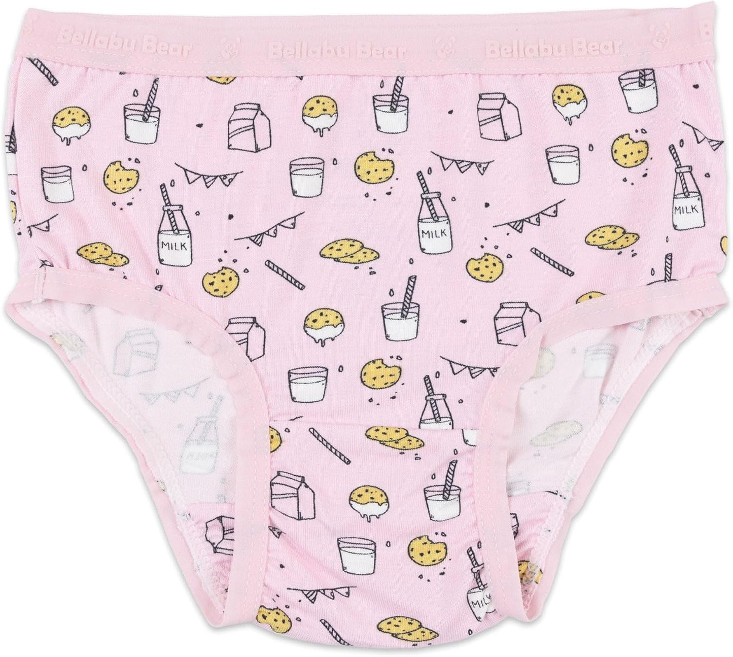 Bellabu Bear Girl's Rayon from Bamboo Underwear 7-Pack
