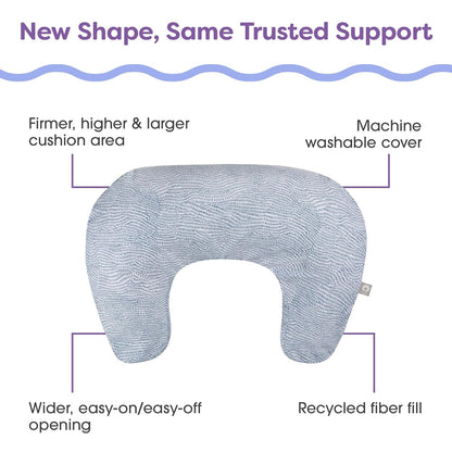 Boppy Nursing Pillow - Ergonomic Bottle & Breastfeeding Pillow with High, Firm, Large Area