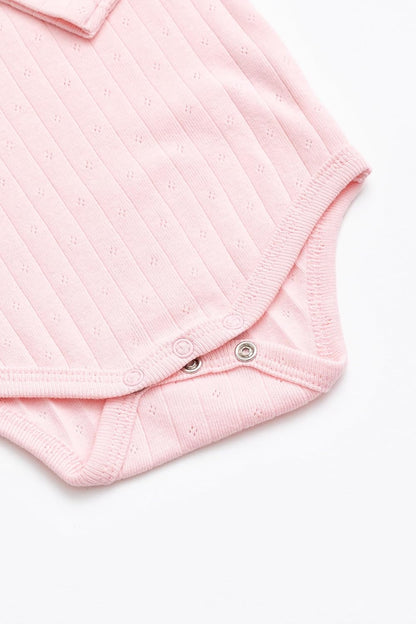 MONICA + ANDY Baby Organic Long Sleeve Jack and Jill Bodysuit