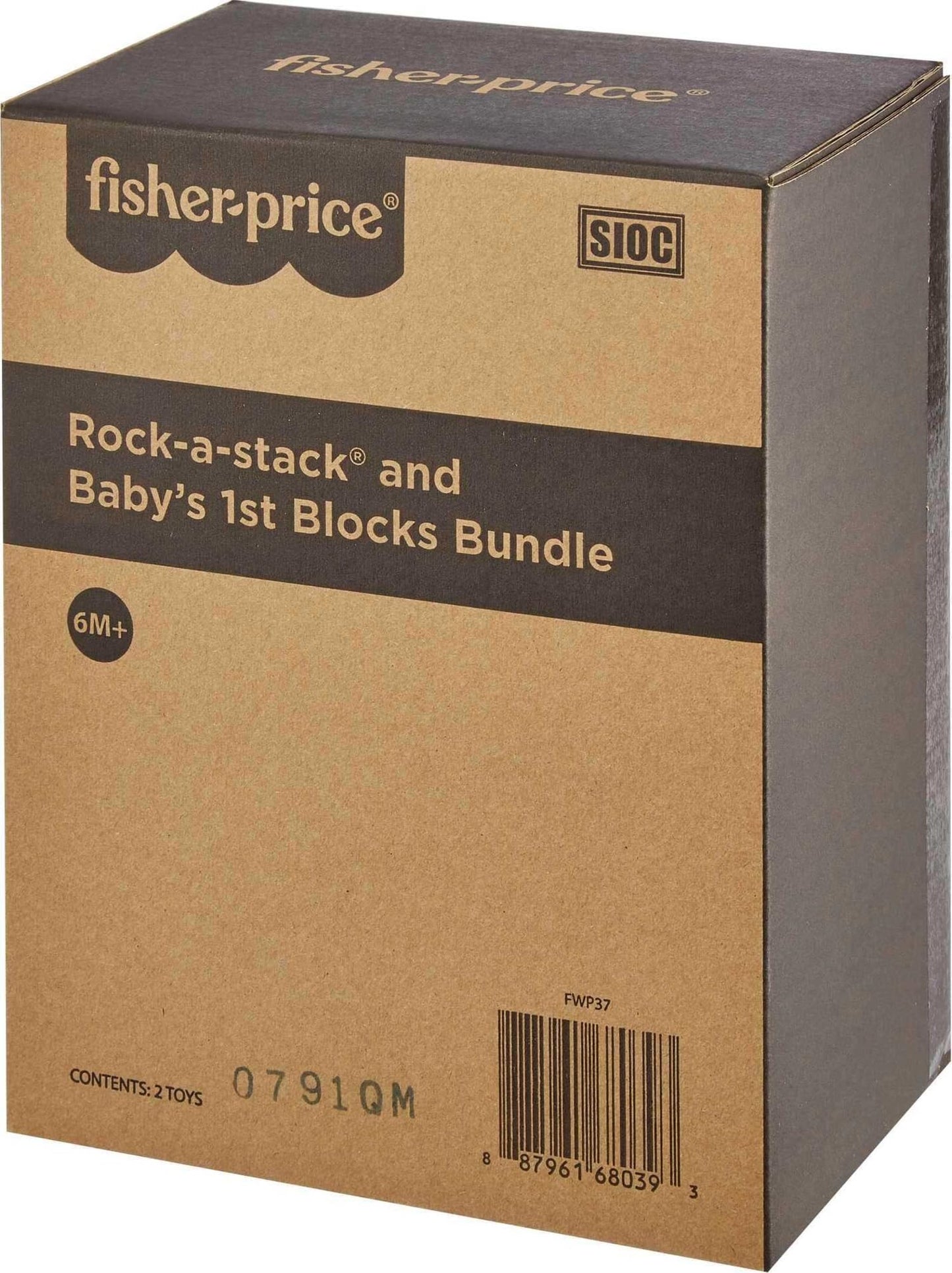 Fisher-Price Baby’s First Blocks & Rock-a-Stack Toy Set