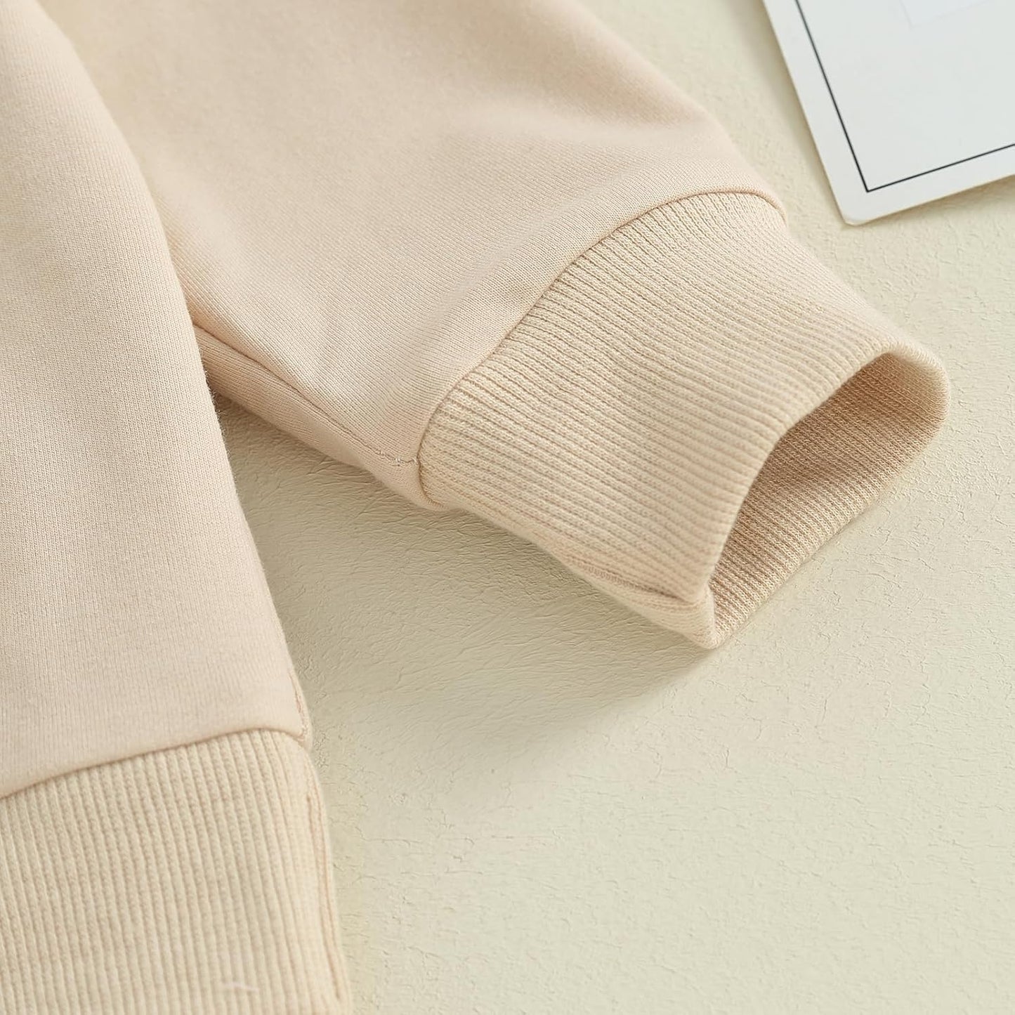 Kupretty Toddler Baby Boy Fall Winter Clothes Color Block Long Sleeve Sweatshirt Pullover Tops + Joggers Pants Outfit Set