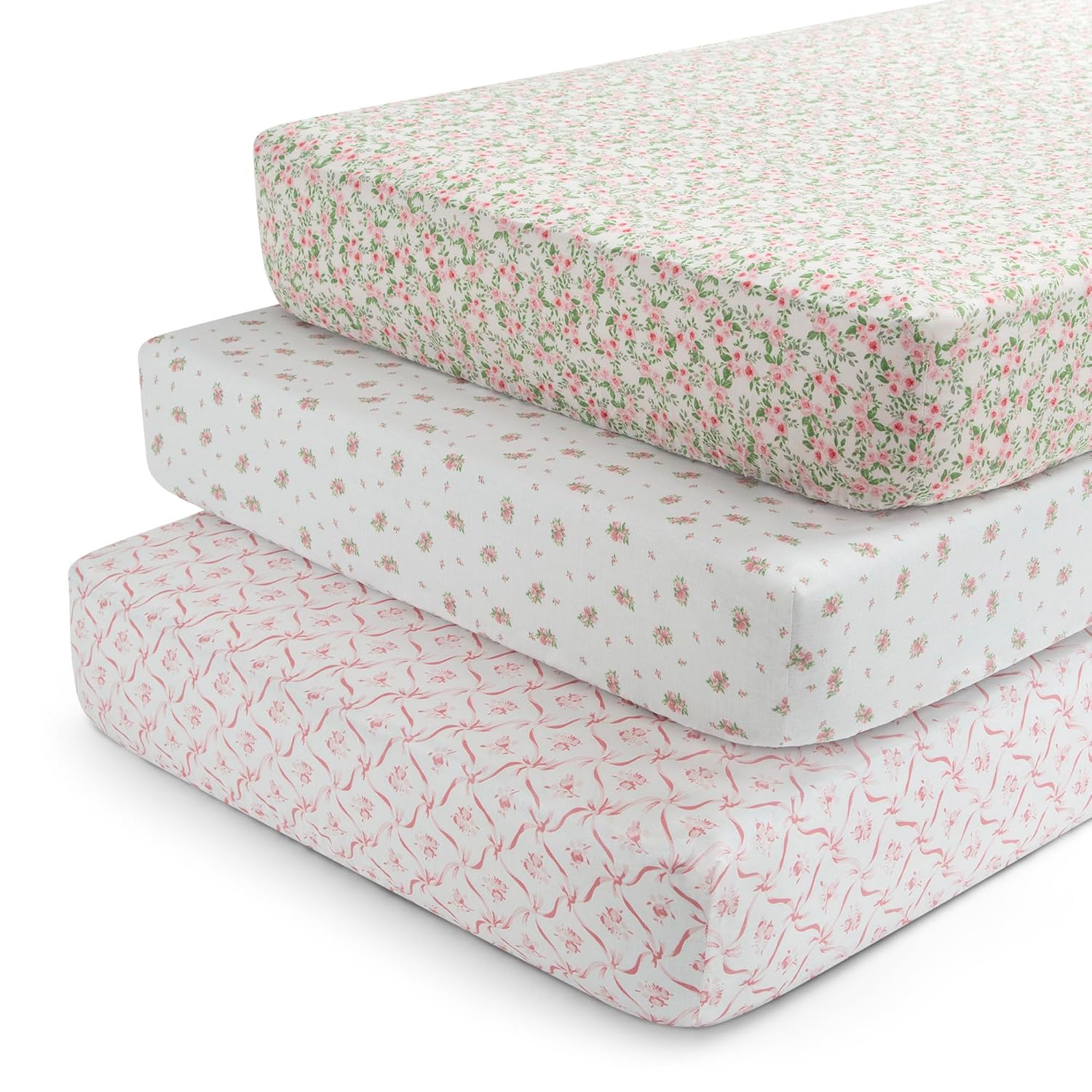 Delta Children Fitted Crib Sheets for Girls and Boys - Crib Sheet for Standard Crib and Toddler