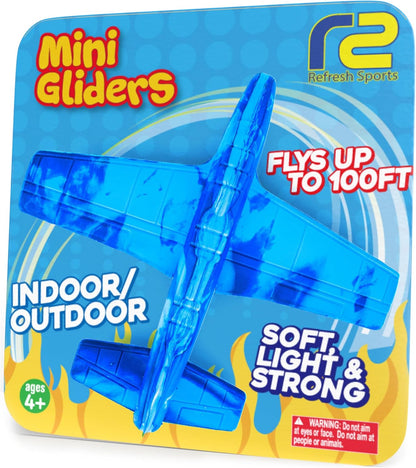 Airplane Toy Foam Airplanes for Kids: Best Pool Toys for Ages 3 4 5 6 7 8 9 10 11 & Up for Boys & Girls - Easy Throwing Air Planes - Toy Birthday Gifts for Boys - STEM Summer Yard Beach Games