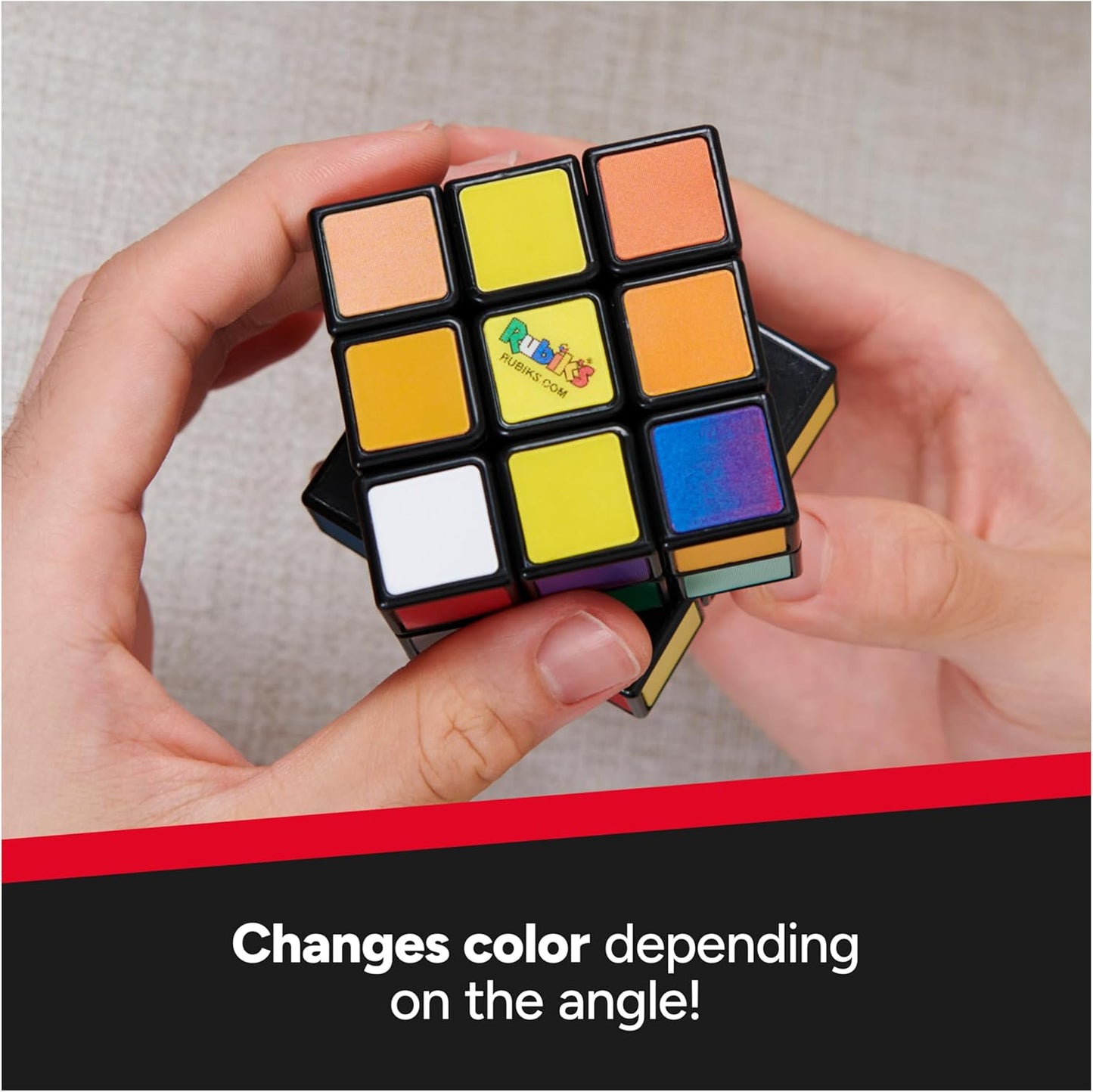 Rubik’s Impossible, The Original 3x3 Cube Advanced Difficulty Classic Color-Matching Problem-Solving Puzzle Game Toy, for Adults & Kids Ages 8 and up