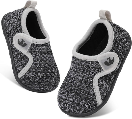 FEETCITY Baby Boys Girls First Walking Shoes Infant Sneakers Crib Shoes Breathable Lightweight Slip On Shoes