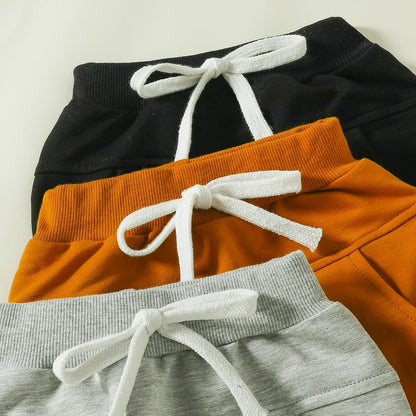 Baby Pants Toddler Infant Newborn Baby Boy Girl Sweatpants Long Joggers Pants Unisex Boy 's Clothing 3 Pack