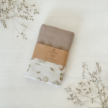 Personalized Baby Blanket with Name – Handmade 100% Organic Cotton Newborn Gift | Custom Knit