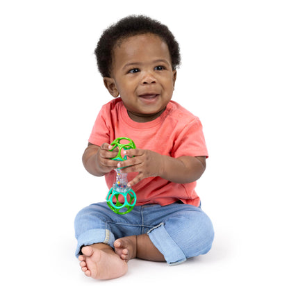 Bright Starts Oball Shaker Rattle Toy, Ages Newborn Plus