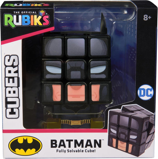 Rubik’s Cube Batman Cuber, Problem-Solving Challenging Brain Teaser Collectible Batman Fidget Toy, for Adults & Kids Ages 8+