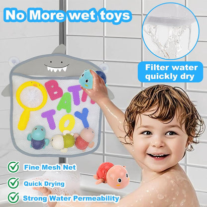 Bath Toys for Kids Ages 1-3 - Baby Water Table Pool Toys For Toddlers Mold Free Wind-Up Turtle Toy