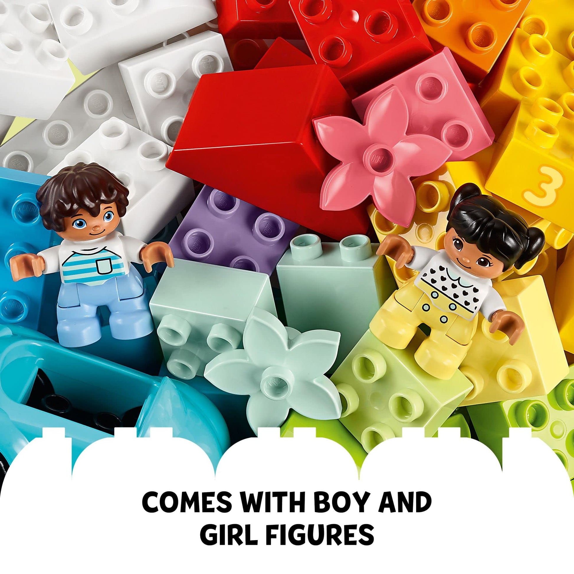 LEGO DUPLO Classic Brick Box Building Blocks - Learning & Educational Toys for Toddlers, Preschool