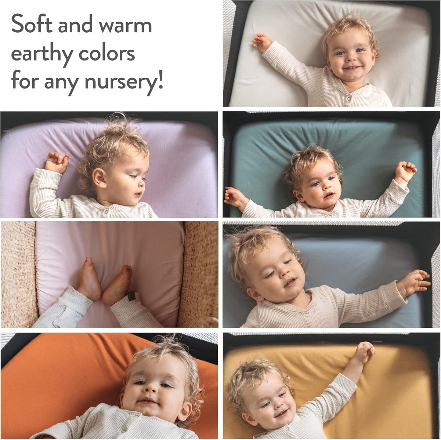 Mini Portable 24x38 Fitted Crib Sheets – Compatible with Dream on Me, Delta Porta Crib and Arms
