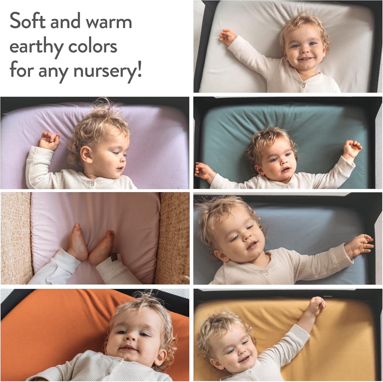 Mini Portable 24x38 Fitted Crib Sheets – Compatible with Dream on Me, Delta Porta Crib and Arms