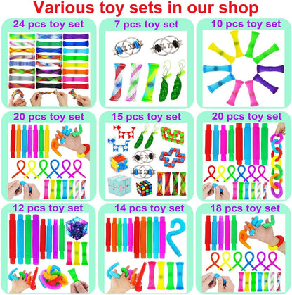 Marble Mesh Fidget Toys,FIDGET TOY Stress Relieve toy, Focus Enhance, Marble and Mesh Fidgets for Adults and Children with ADHD ADD OCD Autism