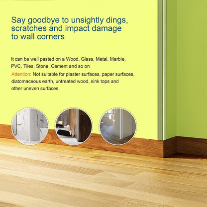 HOMREALM Baby Proofing 7.05ft Long (1.18" Wide) Corner Guards Furniture Corner & Edge Safety Bumpers Corner Covers Protectors Baby Proof Bumper & Cushion to Cover Sharp Furniture & Table Edges