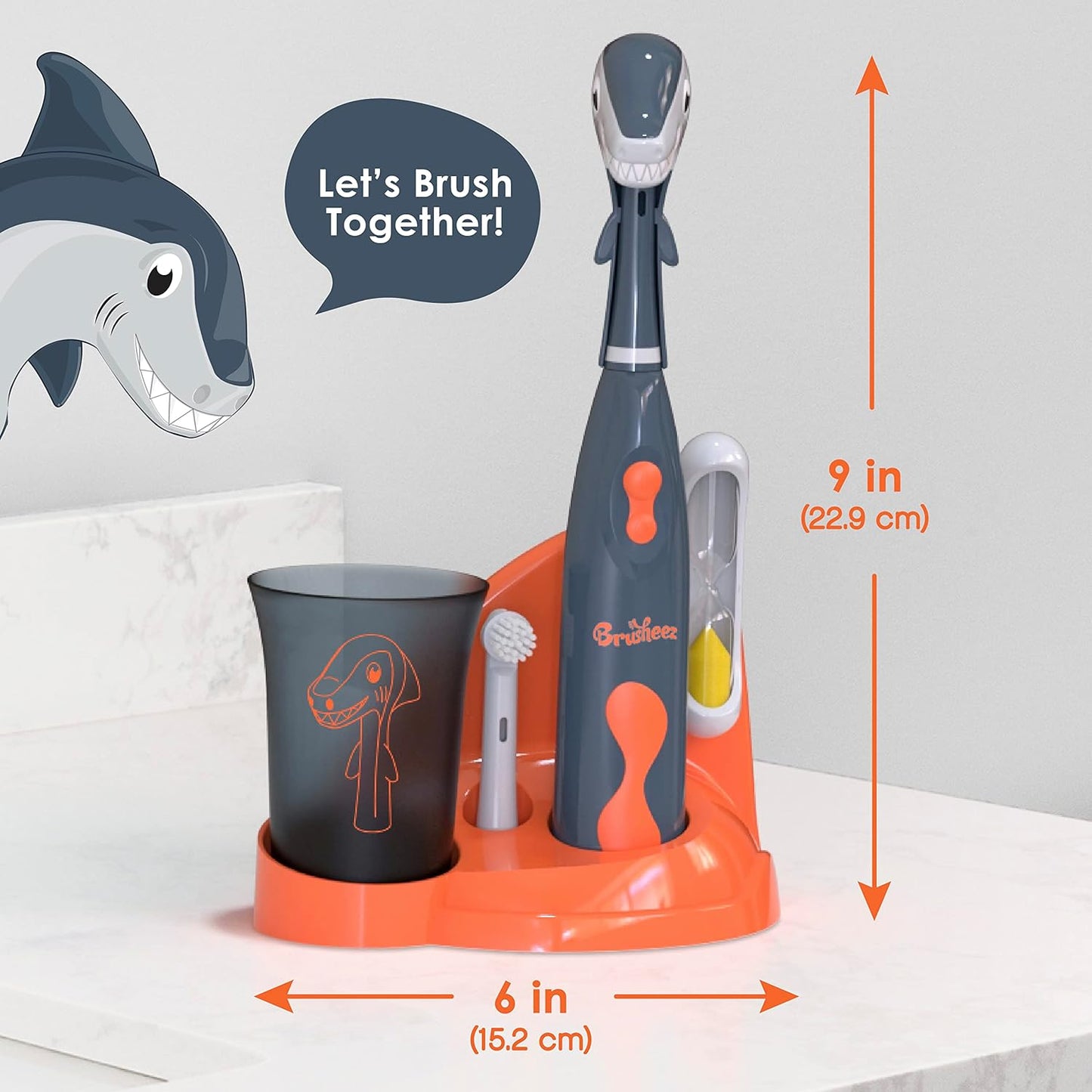Brusheez Kids’ Electric Toothbrush Set - Safe & Effective for Ages 3+ - Parent Tested & Approved
