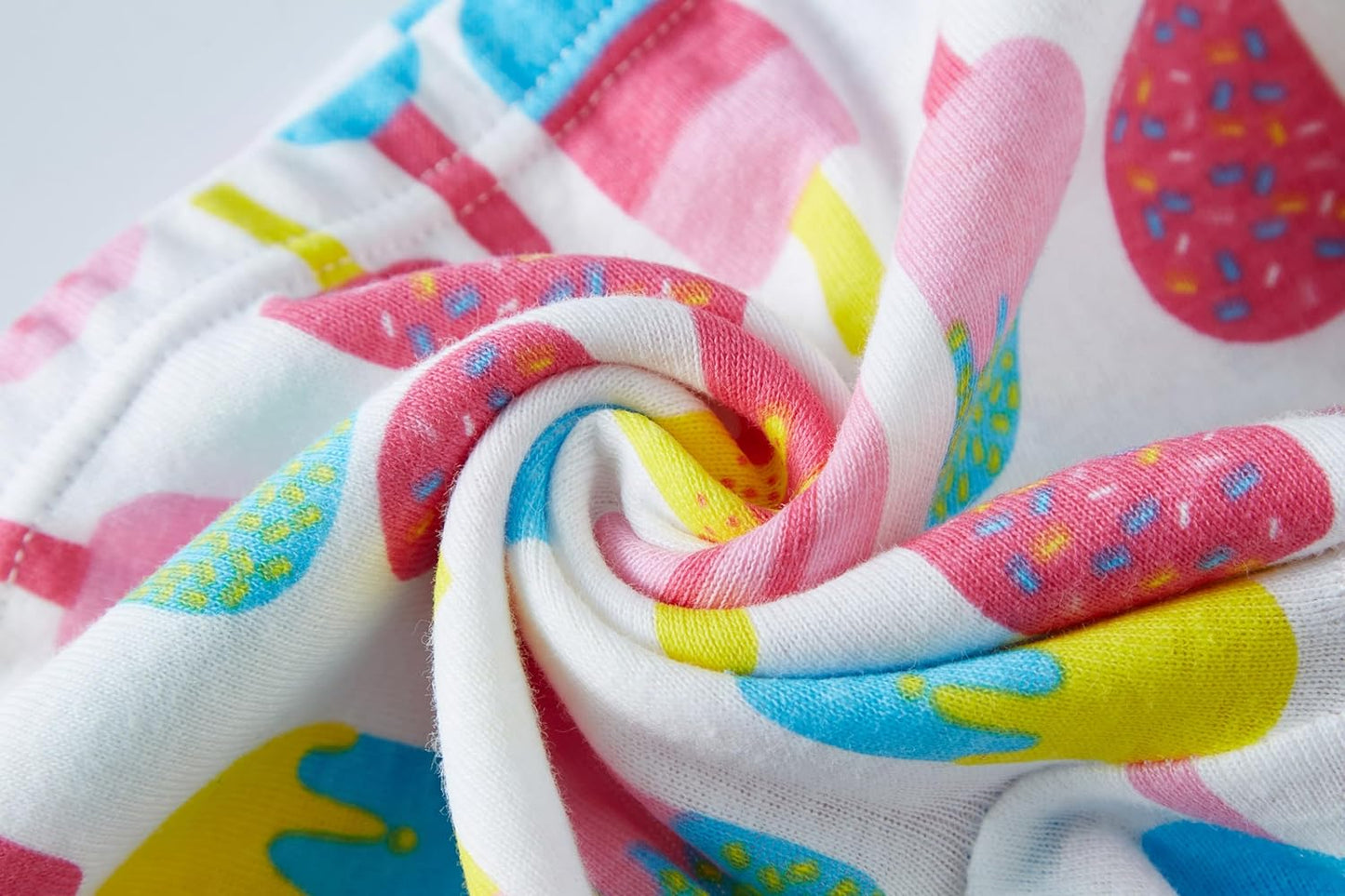 Cadidi Dinos Little Girls' Soft Cotton Underwear Kids Cool Breathable Comfort Panty Briefs Toddler Undies(Pack of 6)