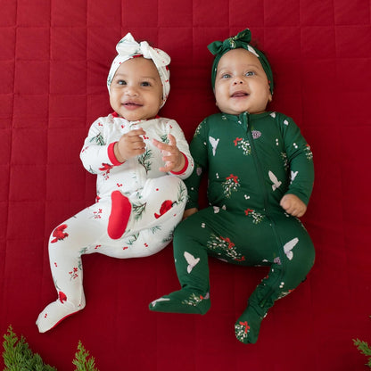 KYTE BABY Unisex Zipper Closure Footies, Rayon Made From Bamboo, 0-24 Months