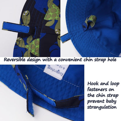 Keepersheep Baby Baseball Cap Infant Sun Hat, Cotton Knit with Soft Brim, Adjustable Soft Newborn Toddler Cap