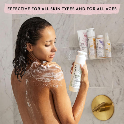 The Honest Company 2-in-1 Cleansing Shampoo + Body Wash and Face + Body Lotion Bundle | Gentle for
