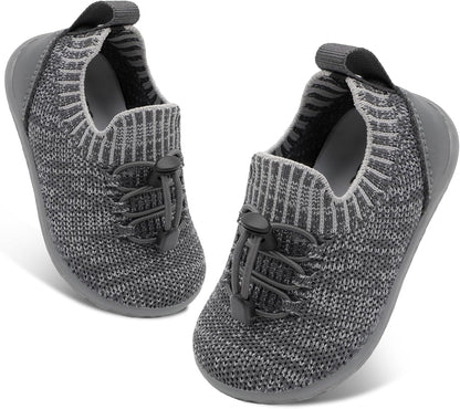 FEETCITY Baby Shoes Boys Girls First Walking Shoes Lightweight Infant Sneakers Slip On Shoe