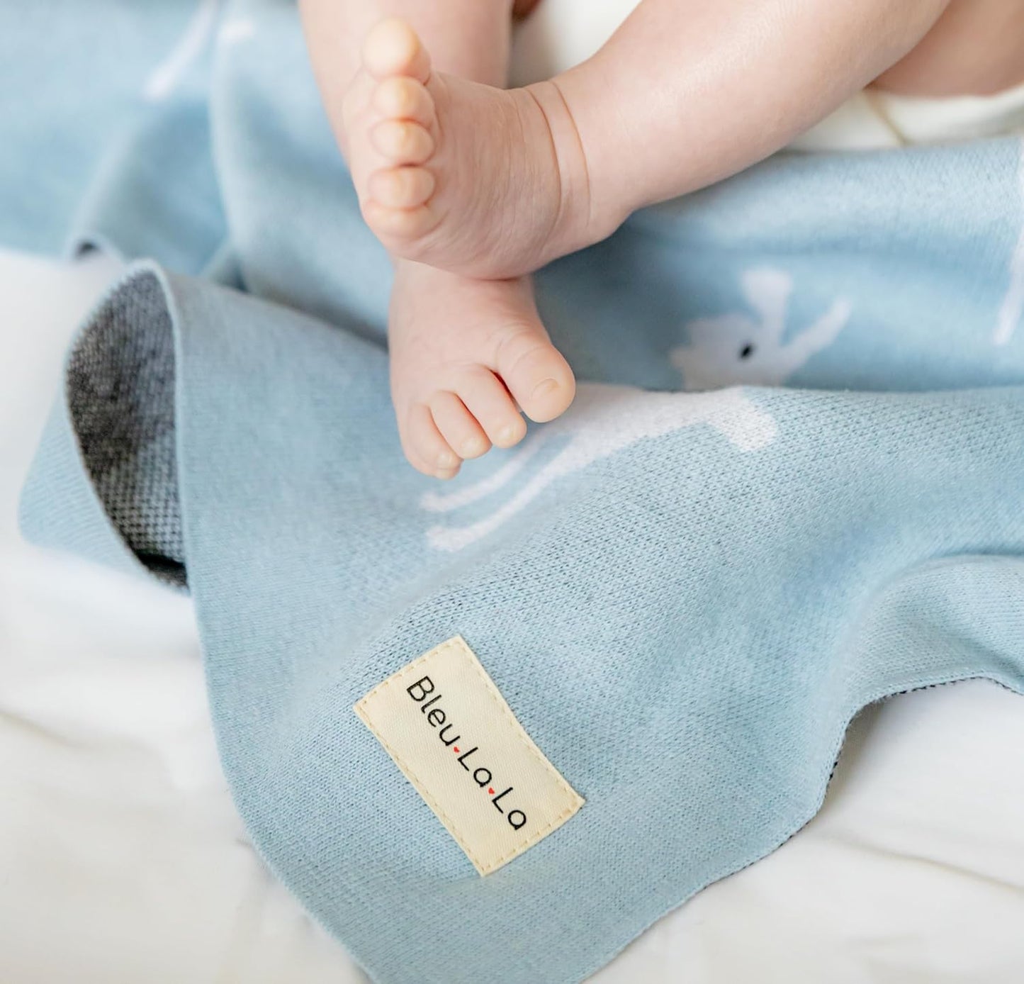 Baby Receiving Swaddle Stroller Blanket - 100% Fine Loomed Cotton Cozy Cuddle Crib Stroller Unisex