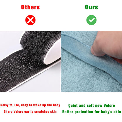 Fleece Newborn Sleep Sack Baby Swaddle,3-Way Adjustable Wearable Blanket,2 Pack Fleece Swaddling Sleeping Bag TOG 2.0， (Brown & Dark Green, 6-12 Months)