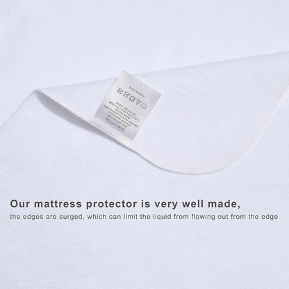Flannel Crib Protector Pad，100％ Waterproof Mattress Protector Pad, One Size, 27" X 39"