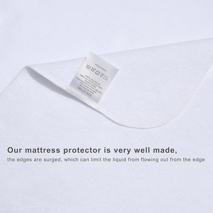 Flannel Crib Protector Pad，100％ Waterproof Mattress Protector Pad, One Size, 34" X 36"