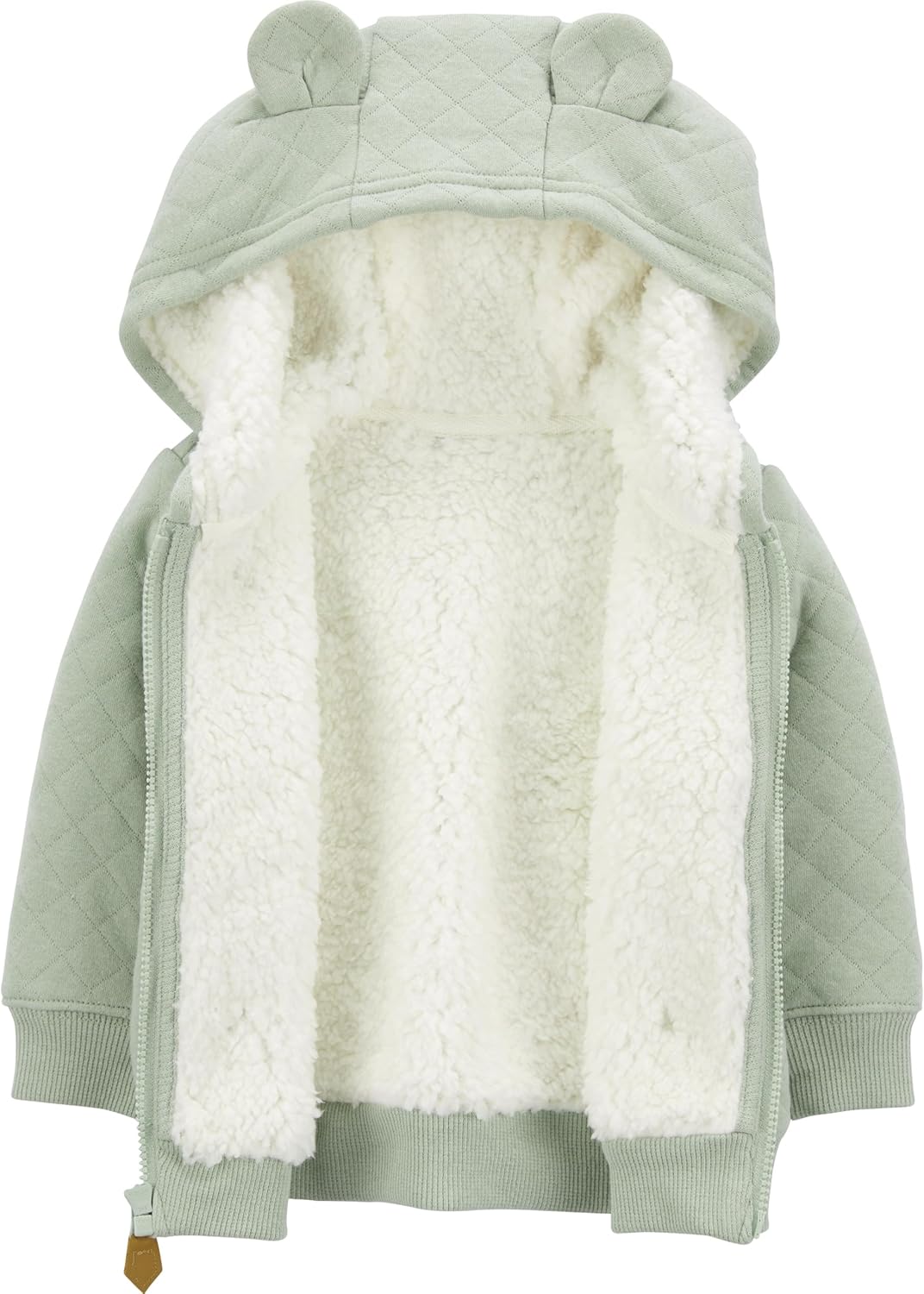 Simple Joys by Carter's Baby Hooded Sweater Jacket with Sherpa Lining