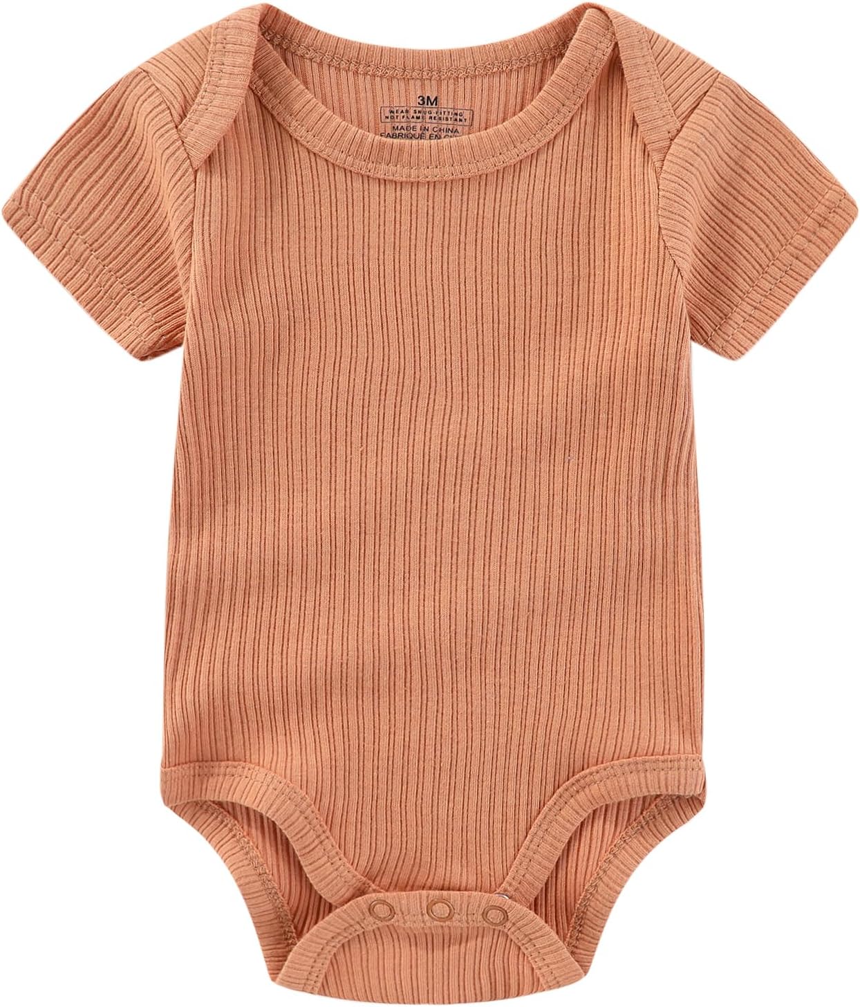 Baby Bodysuit and Pant Set Summer Ribbed Mix Match Infant Boy Girl Clothes Outfits