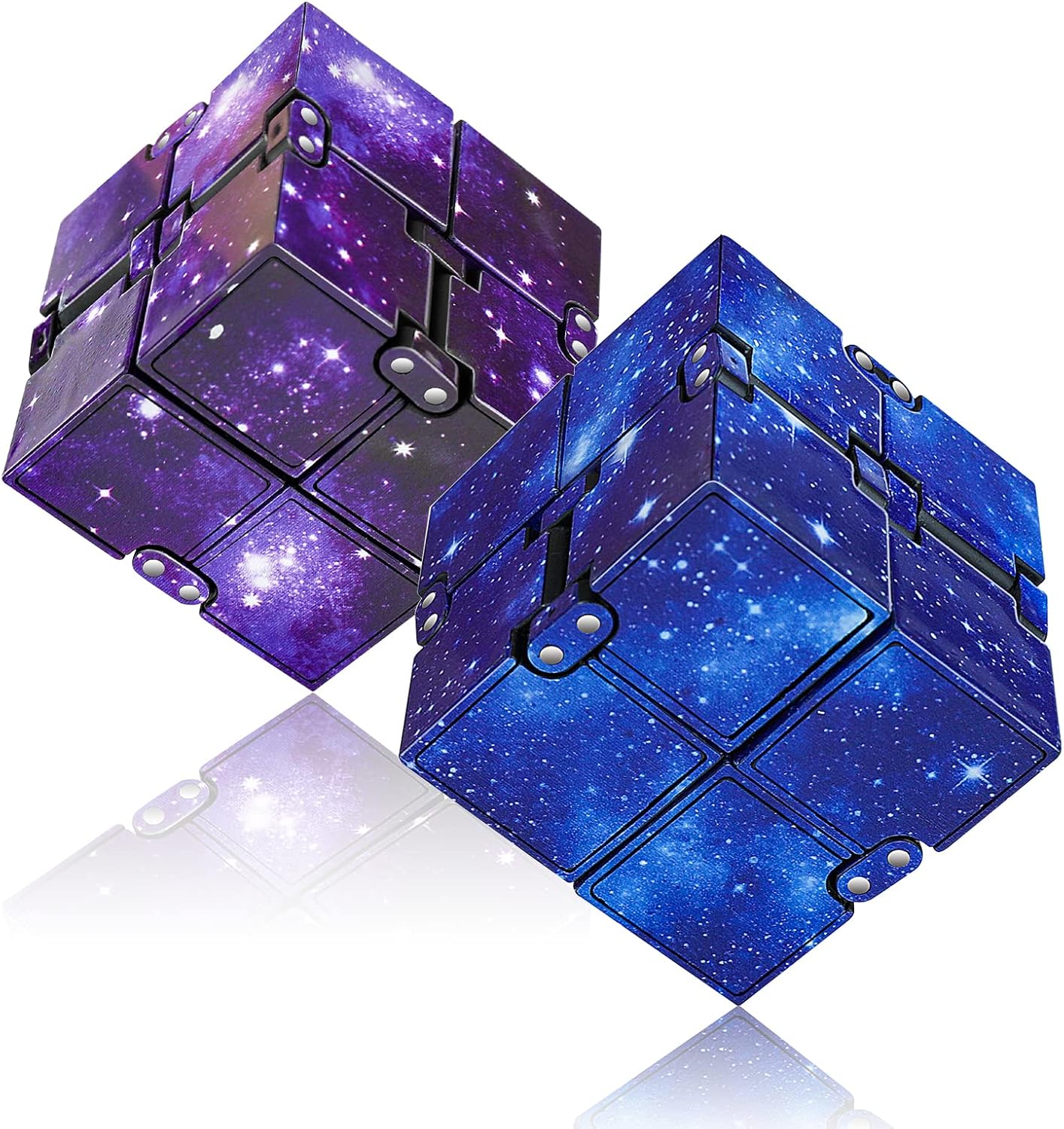 WUQID Infinitycube Fidget Toy Stress Relieving Fidgeting Game for Kids and Adults,Cute Pocket-sized