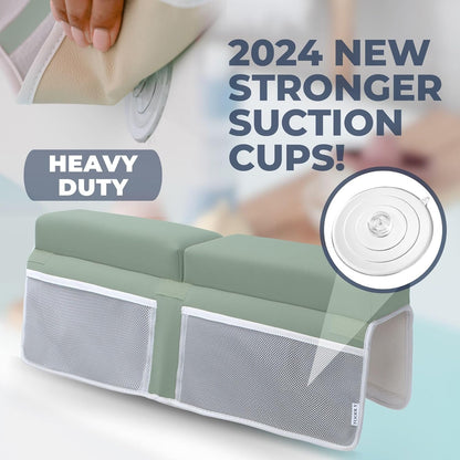Comfortable Baby Bath Kneeler and Elbow Rest Pad Set – Thick Memory Foam Bath Kneeling Pad with