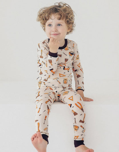 VAENAIT BABY 6M-12Y Kids Unisex Girls & Boys Soft Comfy Modal Tencel Sleepwear Pajamas 2pcs or 4pcs Set