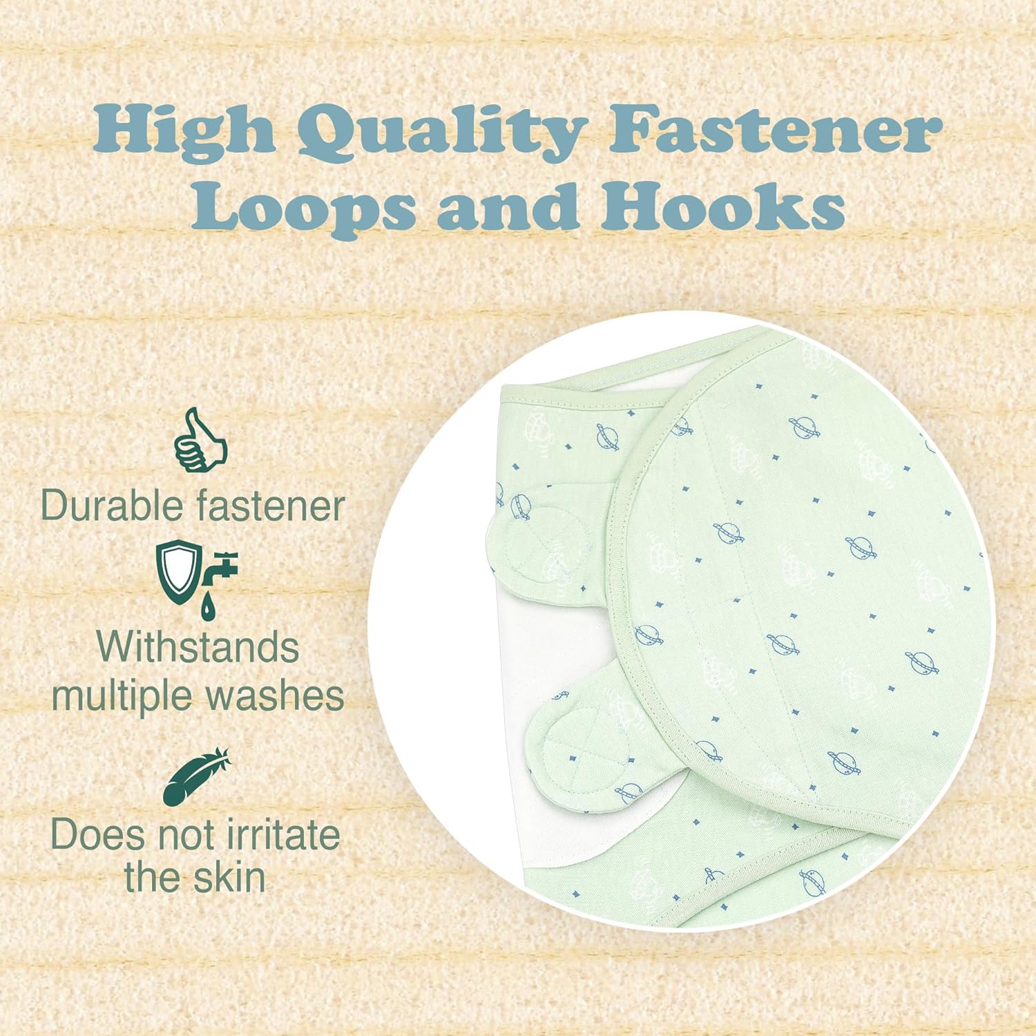 Bublo Baby Swaddles for Newborns – 3-Pack Infant Swaddles 0-3 Months – Adjustable Newborn Swaddle