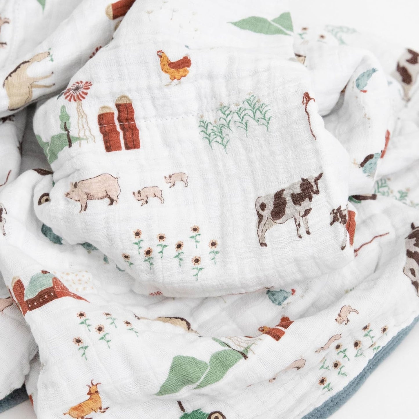 Little Unicorn Original Premium Cotton Quilt | Multi-Layered & Extra-Soft Muslin Fabric |for Babies