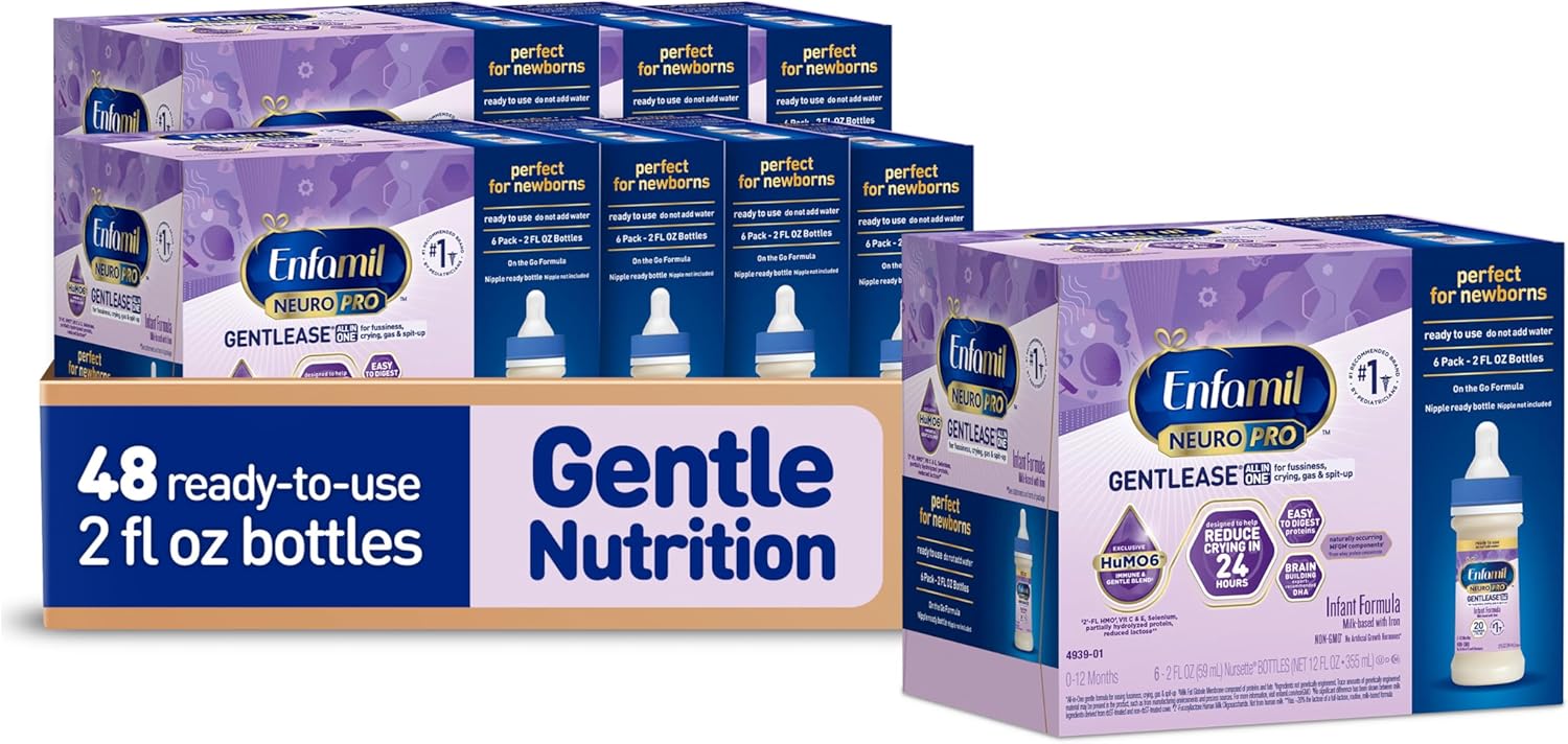 Enfamil NeuroPro Gentlease Baby Formula, Infant Formula Nutrition, Brain and Immune Support with